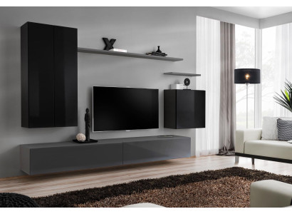 Wohnwand Sideboard Wandregal tv Schrank Regal Wandschrank Wohnzimmer Möbel