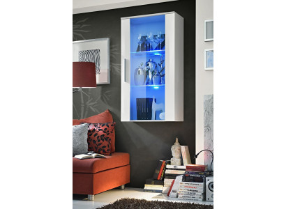 Wohnzimmer Weiß Hänge Vitrine Regal Möbel Neu Designer Wandschrank Luxus