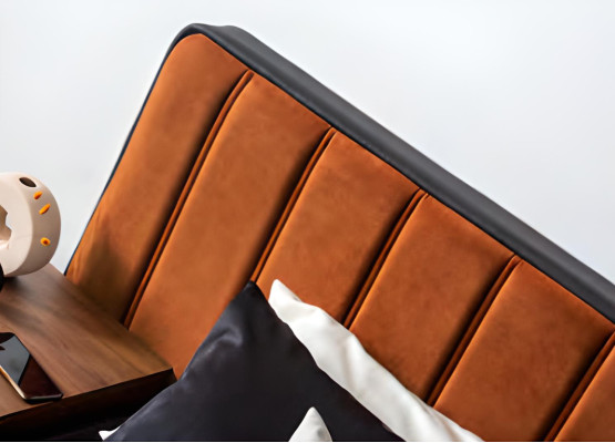Modern Betten Luxus Orange Schlaf Zimmer Neu Bett Design Luxus Doppel Hotel