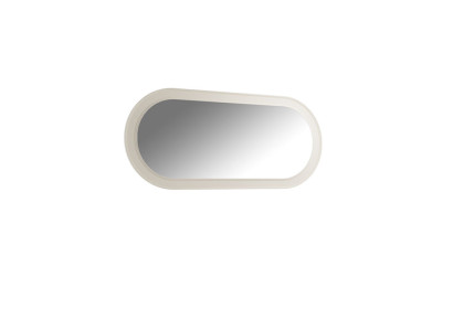Spiegel Holzrahmen Großer Wandspiegel Klassischer Design Oval Holz Rahmen 150cm