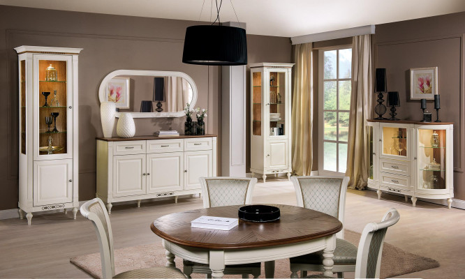 Spiegel Holzrahmen Großer Wandspiegel Klassischer Design Oval Holz Rahmen 150cm