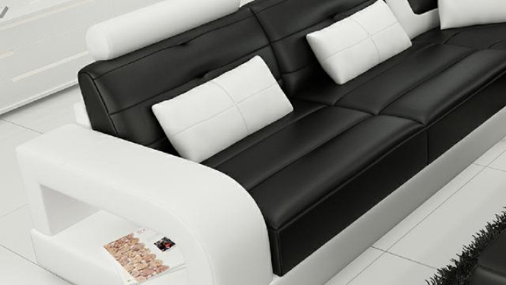 LEDERSOFA SOFA ECKCOUCH ECKSOFA SOFAGARNITUR DESIGNER COUCH WOHNLANDSCHAFT