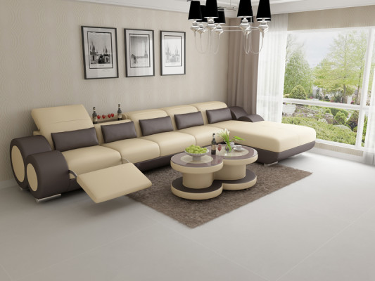Ledersofa Couch Sofa Wohnlandschaft Modern Eck Ecksofa Design Garnitur