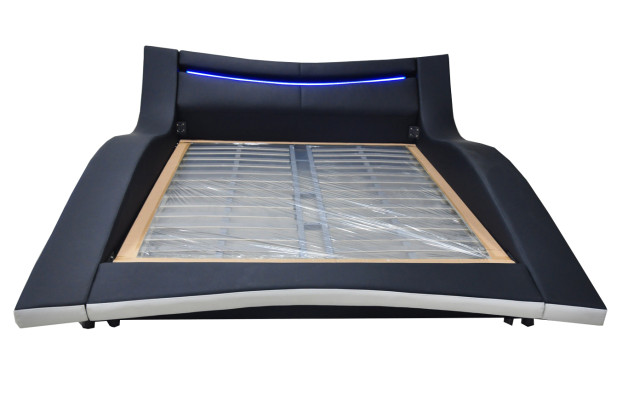 Luxus Design Leder Doppel Hotel Bett Gepolstertes Ehe Moderne Betten Gestell Neu