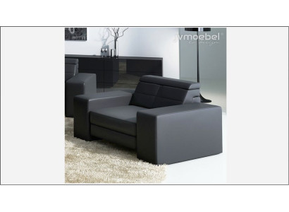 Design Wohnzimmer Leder Couch Sessel 1 Sitzer Polster Sofas Lounge Club Möbel