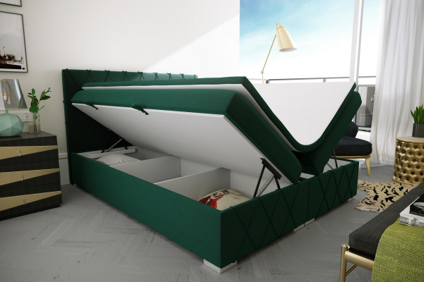Boxspring Bett Hotel Doppel Textil Luxus Betten Bettkasten Polster Funktion