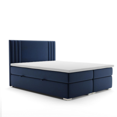 Moderne Boxspring Betten Hotel Doppel Luxus Bett Polster Kasten Funktion Stoff