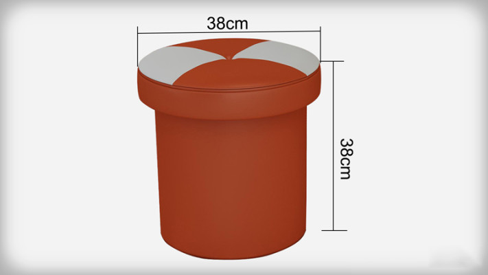 Design Polster Hocker Fußhocker Ottomane Sitz Chaise Gepolstert FT008