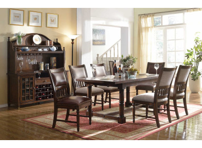 Esstisch Sitzgarnitur Tisch 6 Stühle Stuhl Set Esszimmer Design Garnituren