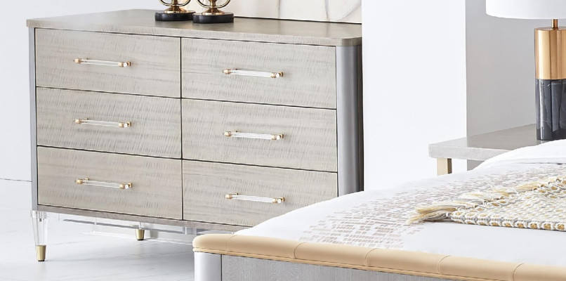 Bett Nachttisch 4 tlg. Schlafzimmer Set Design Modern Luxus Betten Gruppe Leder