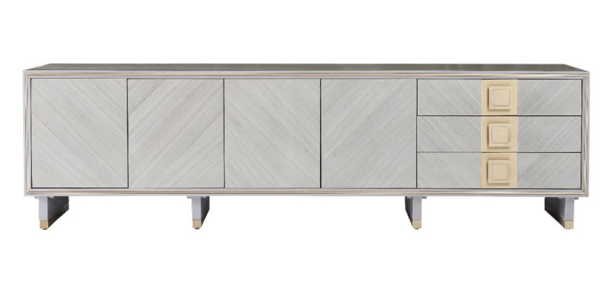 Designer RTV TV Anrichte Kommode Side Low Board Schrank Deko Regal Luxus