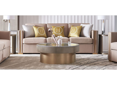 Moderner Tisch Couchtisch Beistelltisch Sofa Design Wohnzimmer Edelstahl
