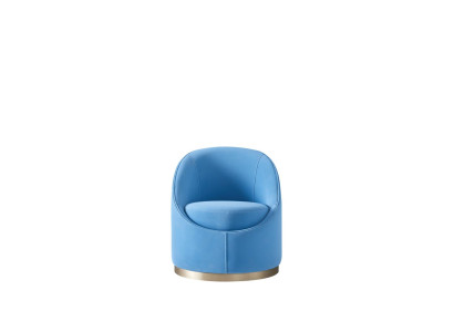 Blauer Design Hotel Lounge Club Sessel Polster Stühle Wohnzimmer
