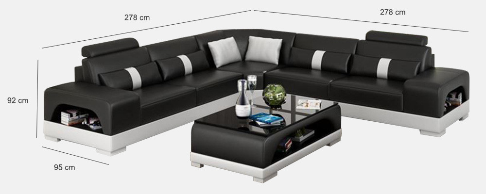 Designer Wohnlandschaft Ecksofa Sofa Couch Big L Form XXL Sitz Garnitur Sandberg