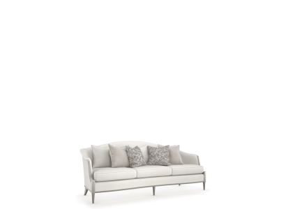 Design Sofa 3 Sitzer Wohnzimmer Stoff Couch Polster Sofas Neu Grau Textil Möbel