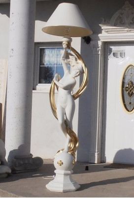 Stehleuchte Stand Leuchte Lampe Lampen Leuchten Design Figur Skulptur 200cm Neu