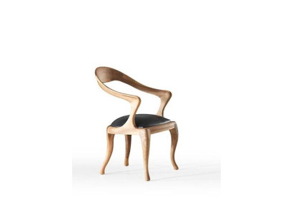 Modern Holz Stuhl Esszimmer Sitzmöbel Designer Lehnstuhl Luxus Stühle