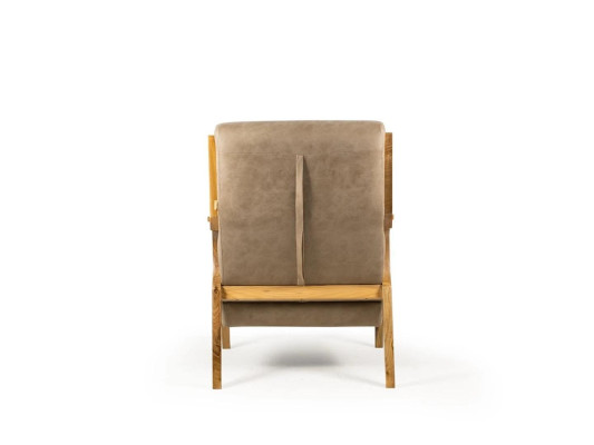 Design Grau Sessel Wohnzimmer Polster Leder Luxus Sitz Polstermöbel