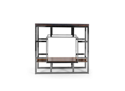 Konsolentisch Holz Tisch Edelstahl Konsole Luxus Wohnzimmer Design