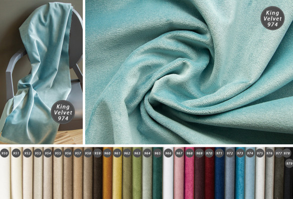 Schwarzes Doppelbett Klassisches Schlafzimmermöbel Design Eleganter Stoff neu