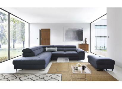 Textil Sofa Ecksofa Sofa Couch Polster Wohnlandschaft Textil Sofas Couchen LForm