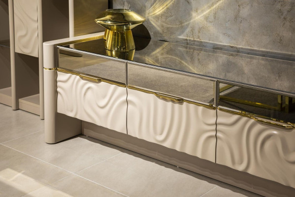 Wohnwand Designer Wohnzimmermöbel Wandschrank Wand Regal Wohnwände