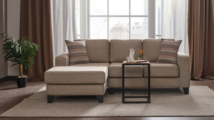 Ecksofa L-Form Textil Eckcouch Sofa Polster Premium Couch Möbel Sofas Couchen
