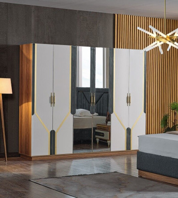 Kleiderschrank Schränke Schrank Design Holz Kinderzimmer Modern Mobel Neu