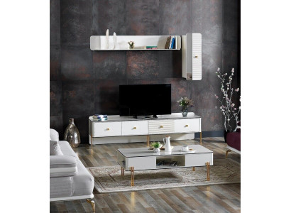 Modern rtv Regal Sideboard rtv Kommode Lowboard Fernseh Ständer Schrank Möbel