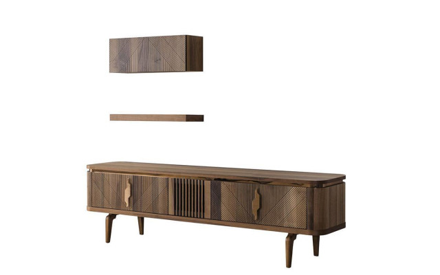 Luxus WohnWand Wohnzimmer Sideboard RTV Regal Wände Schrank Neu Möbel