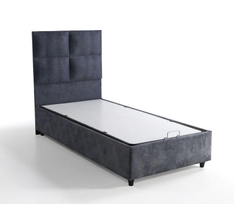 Bett Design Betten Luxus Stoff Polster Schlafzimmer Möbel 90x190 Modern