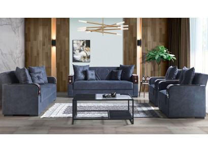 Luxus Sofagarnitur Komplett Couch Sofa Modern Garnitur Wohnzimmer Relax 3+2+1+1