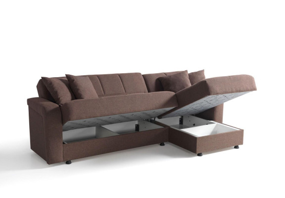 Luxus Wohnzimmer Set Hocker+ Ecksofa L-Form Modern Set Relax Komplett