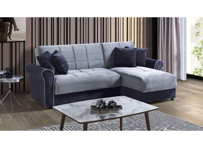 Ecksofa L-Form Textil Eckcouch Sofa Polster Premium Couch L Form Modern Neu 1
