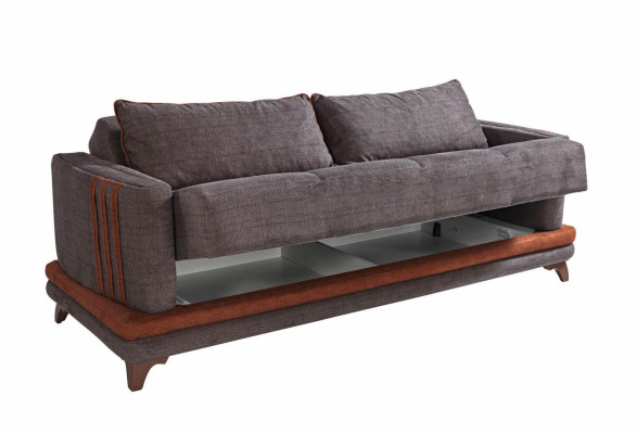 Design Modernes Wohnzimmer Set Sofagarnitur 3+2+1+1 Grau Wohnzimmer Möbelset