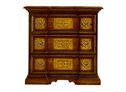 Italienische Möbel Braun Klassische Kommode Schrank Holz Schränke Möbel Konsolen