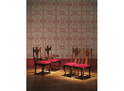 Designer Holzstuhl Esszimmerstuhl Luxus Holz Lehnstuhl Klassische Stühle Stuhl