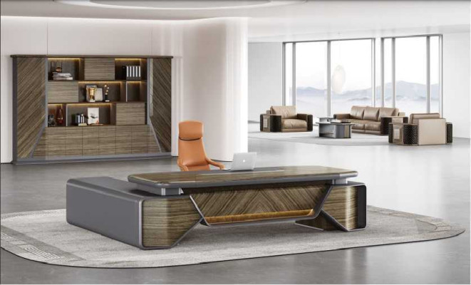 Design Eckschreibtisch Büro Einrichtung Zimmer Möbel Tisch Büromöbel