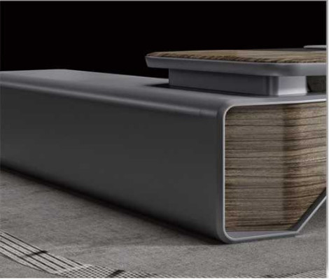 Design Eckschreibtisch Büro Einrichtung Zimmer Möbel Tisch Büromöbel