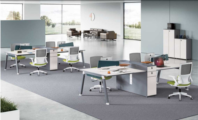 Tisch Arbeitszimmer Schreibtischgarnitur Team Schreibtisch Tische Neu