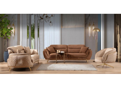 Sofagarnitur 3 3 1 Sitzer Stoff Couchen Polster Garnitur Sofas Design