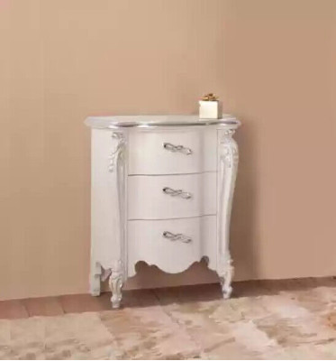 Komplettes Schlafzimmermöbel-Set Weiße Klassische Möbel-Set 8tlg neu