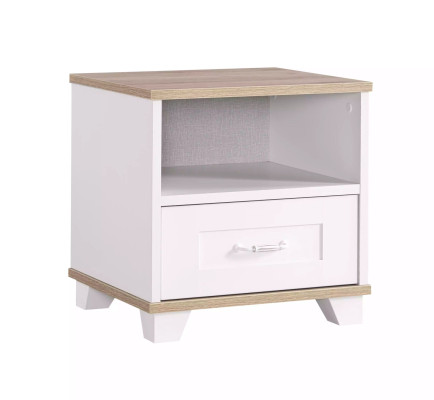 Kindernachttisch Design Nachttisch Nachtkonsole Kinderzimmer Holz Weiß