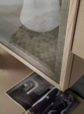 Design Wohnzimmer Set Vitrine Wandregale Wohnwand Regal Schränke 4tlg.