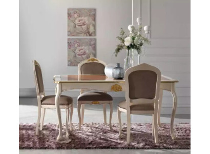 Esstisch Esszimmer Tisch 5tlg 4x Stühle Set Essgruppe Klassischer Neu