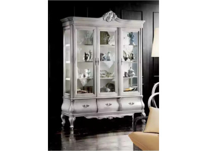 Holzvitrine Luxus Schrank Klassisches Sideboard Möbel Italienisch Schränke