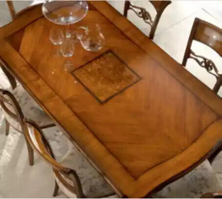 Esstisch 6x Stühlen Esszimmer Essgruppe Holz Sideboard 9tlg.Garnitur