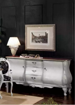 Kommode Sideboard Schubladen Luxus Kommoden Holz Möbel 200cm Konsole