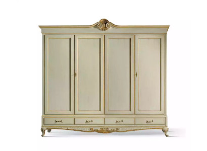 Kleiderschrank Schrank Luxus Schlafzimmer Holz Italienische Möbel Neu