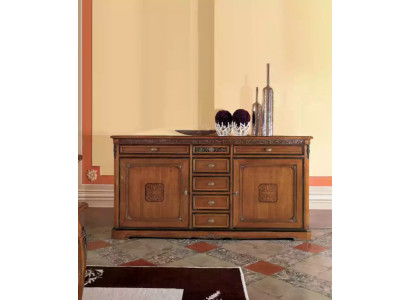 Sideboard Möbel Design Klassisch Kommoden Holz Braun Luxus Holz Schrank